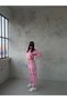 Women's Tracksuit Set Cargo Pocket Jogger Sweatpants and Pocket Sweatshirt Set Clothing - 3