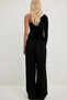 Single Sleeve Flexible Velvet Stylish Crop Blouse - 2