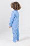 Blue Striped Boy's Pajamas with Interlock Fabric - 2