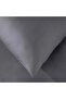 Cotton Duvet Cover Set with Double Sheet 100% Cotton Ranforce Gray - 3