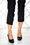 Evelyn Black Nano Mesh Wedge Heeled Shoes - 3