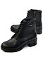 Black Women's Genuine Leather Boots MYM0005 - 2