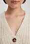 R1389Az/Bg371 Defacto Women's Cardigan Beige Melange - 5