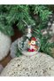 Christmas snowman lighted luxury collectible terrarium dome pine tree ball ornament decoration - 5