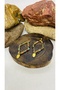 Handmade Rice Dumb Knitting Bead Earrings - 2