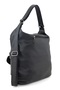 Women's Black Soft Washed Leather Both Shoulder and Backpack and Crossbody Bag - 4