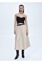 Satin Midi Skirt - 2