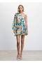 Asymmetrical Pleated Dress - 2