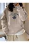 printed oversize unisex hooded sweatshirt - 3