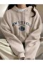 printed oversize unisex hooded sweatshirt - 2