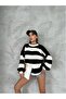 Women's Thessaloniki Knitted Striped Sweater - 2