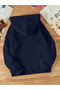 NAVY BLUE HOODED SWEATSHIRT HODIE - 2