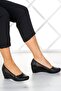 Evelyn Black Nano Mesh Wedge Heeled Shoes - 2