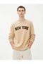 4WAM70116MK Koton Men's Sweat BEIGE