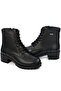 Black Women's Genuine Leather Boots MYM0005 - 3