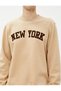4WAM70116MK Koton Men's Sweat BEIGE - 4