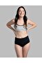 High Waist Belly Cupping Special Mold 3 Pack Modal Panties - 2