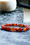 Carnelian Agate Stylish Design Real Natural Stone Bracelet 8 mm - 2