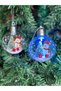 Christmas snowman lighted luxury collectible terrarium dome pine tree ball ornament decoration - 2