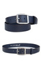 Special Boxed| Premium 100% Genuine Leather | Men's Denim-Fabric Trouser Belt | Soft Italian Leather Belt - 2