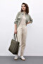S2790Az/Bg360 Women's Canvas Trousers Beıge - 4