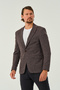 Dark Burgundy Slim Fit Classic Lined Regular Blazer Men's Jacket