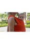 Tuniko Baby Carrying Shawl Orange (Wrap Sling) Hat and Pouch Are Gifts! - 5
