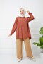 Women's Hijab Airobin Fabric Wide Leg Pants - 4