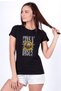 Guns N Roses Metal Rock Music Printed Black Women's Knitted Tshirt