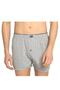 Pack of 6 Men's Gray Combed Cotton Boxers - 4