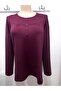 Women's Burgundy Plain Mother's Blouse