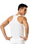 3-Piece Men's Mixed Black White Gray Cross Lycra Rambo Sports Undershirt - 3