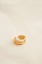 Women's 3-Row Detailed Hoop Model Cartilage Earring - 3