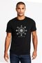Sense8 I Am Also A We & Minimalist Symbols Printed Black Men's Knitted T-shirt