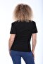 Women's Black Slim Fit T-Shirt - 5