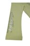 Girl's Hologram Written Stripe and Stone Printed Thin Summer Long Tights - 3