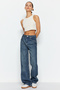 Mavi More Sustainable Faded Effect Vintage High Waist Wide Leg Jeans Twoss24Je00050 - 2