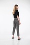 Lock Women's Smoked Super High Waist Comfort Lycra Mom Jeans Pantalon Jeans - 3