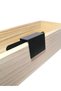 10 Pieces of Erasable Black PVC Label (9x6 cm) 20 mm Snap Attach Hanging Label Decorative Label Set - 7