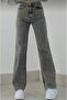 Wendy Loose Jeans Smoked Snow Lycra Palazzo Wide Leg Jeans - 3