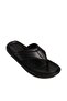 Tugerdi Genuine Leather Black Flip Flops Light Sole Men's Slippers TG090181622 316