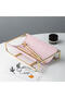 Pink Gold Desktop Organizer