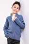 MONACO BOY INDIGO KNITWEAR CARDIGAN - 5