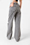 Women's Jeans Black Ripped Detailed Trousers - 6