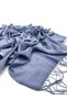 Set of 2 Cotton Viscose Pashmina Shawl 180x70 Cm with Tassels High Quality 150 gr - 7