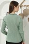 Women's Çağla Polo V-Neck Knitwear Sweater - 5
