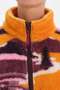 Multicolor Active Women's Mountain Printed Fleece Sweatshirt - 6