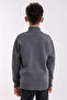 BOY'S DARK GRAY POCKET Knitwear Cardigan - 7