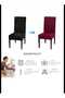Chair Covers 4 Pcs Modern Chair Covers Washable Colorfast No Ironing Sandy Fabric - 6
