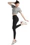 Women's High Waist Recovery Double Pocket Gym Fitness Running Sports Tights